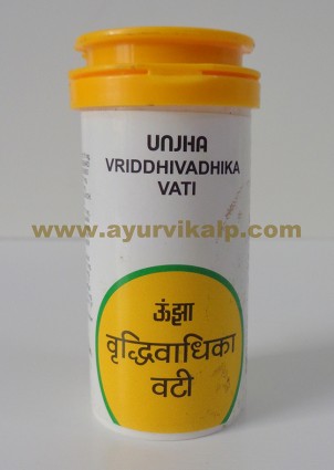 Unjha Pharmacy, VRIDDHI VADHIKA VATI, 60 Tablets, Flatulence, Abdominal Cotic